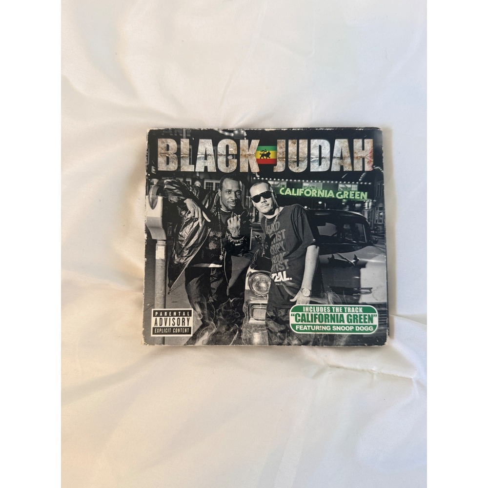 Black Judah California Green CD Reggae Hip Hop Snoop Dogg Elephant Man Anthony B